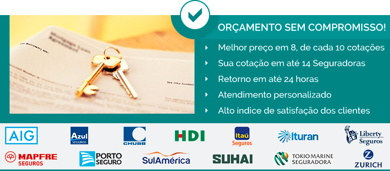 Cotação Seguro de Fiança Locatícia