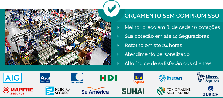 Cotação Seguro Multirrisco Empresa